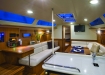 Interiors onboard Hunter 37 in Annapolis, MD.