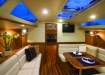 Interiors onboard Hunter 37 in Annapolis, MD.
