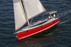Hunter 40 sailing in Biscayne Bay, Miami FL.