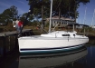 Hunter 27 lifestyle and product shots in Deltaville, Va.